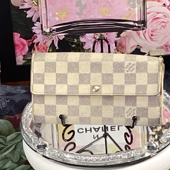 Louis Vuitton Handbags - Louis Vuitton Porte Feuille Sala Damier Azur Wht/Pvc/Wt/